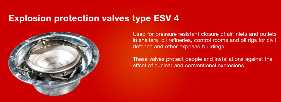 explosion protection valve ESV